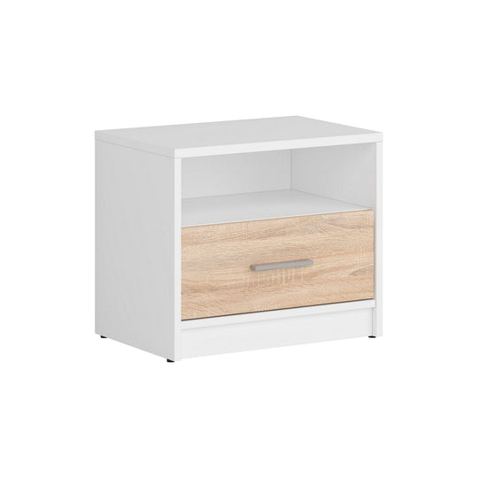 Noptiera BERGEN OCN-28963, alb/stejar sonoma