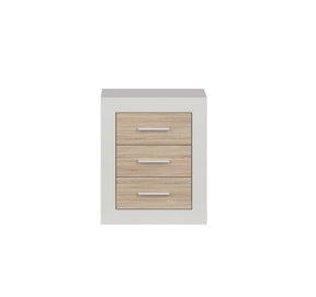 Noptiera SARA, stejar sonoma/casmir, PAL, 50x35x60 cm