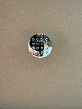 Noptiera VOLO, stofa catifelata crem - Luna 21, 45x41x50 cm