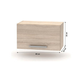 Mobila bucatarie NOVA PLUS, 240 cm, stejar sonoma