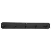 Cuier perete TIM, negru, metal, 80x6x10 cm