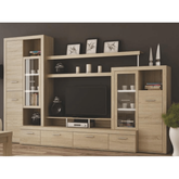 Mobilă de living, stejar sonoma,  ATLANTIS NEW