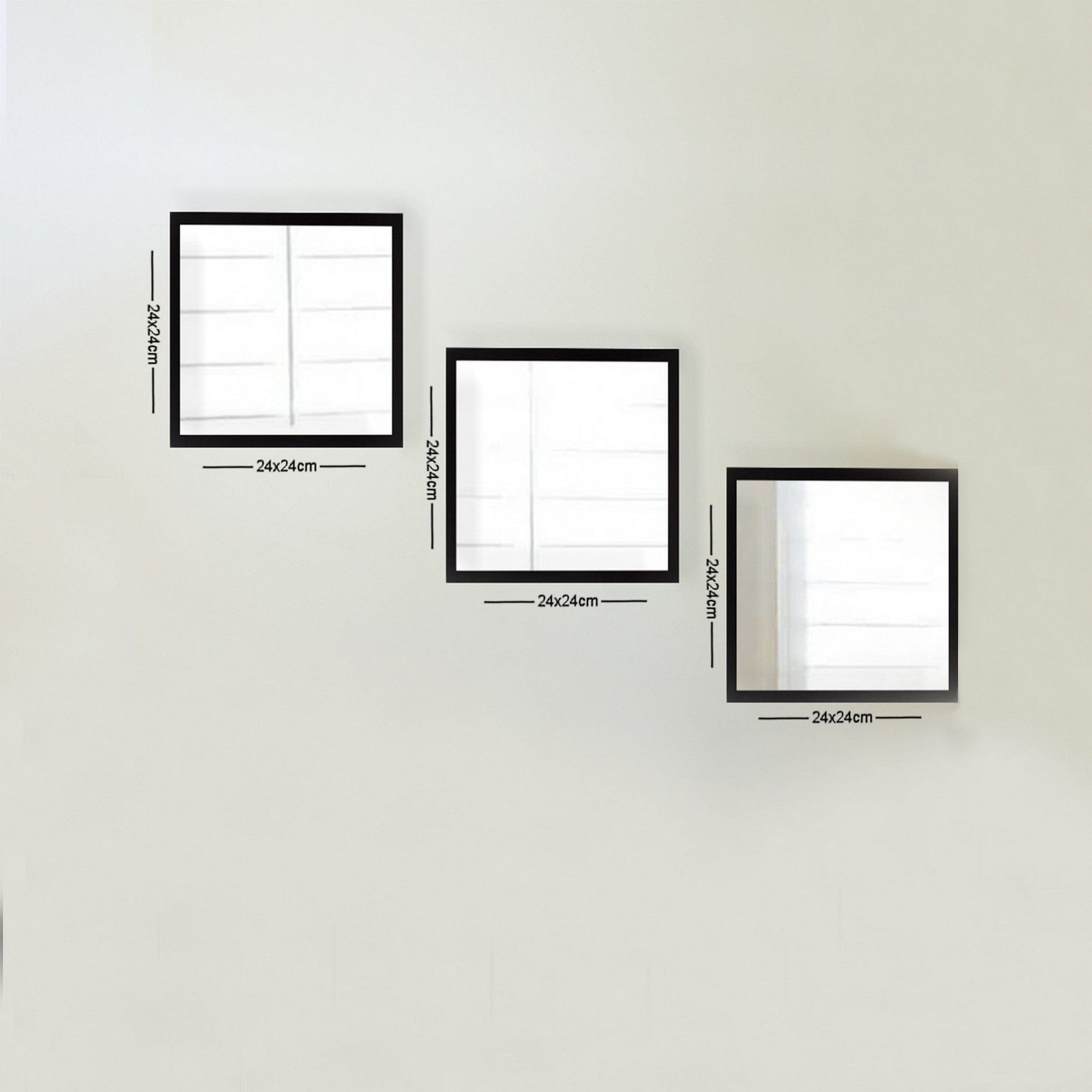 Oglinda AMSTERDAM OCN-31424, negru