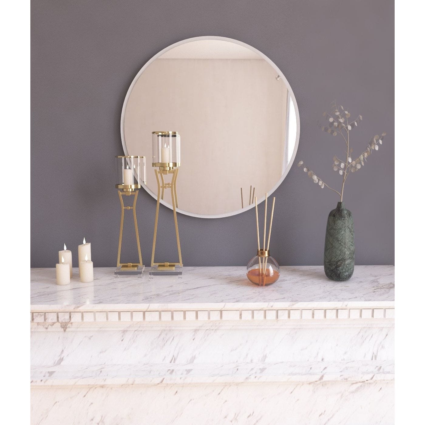 Oglinda AMSTERDAM OCN-31426, alb