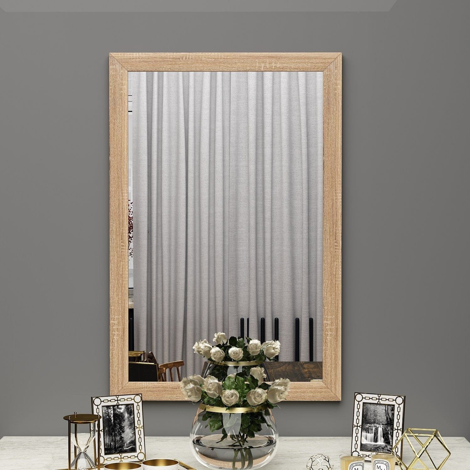 Oglinda AMSTERDAM OCN-31431, stejar