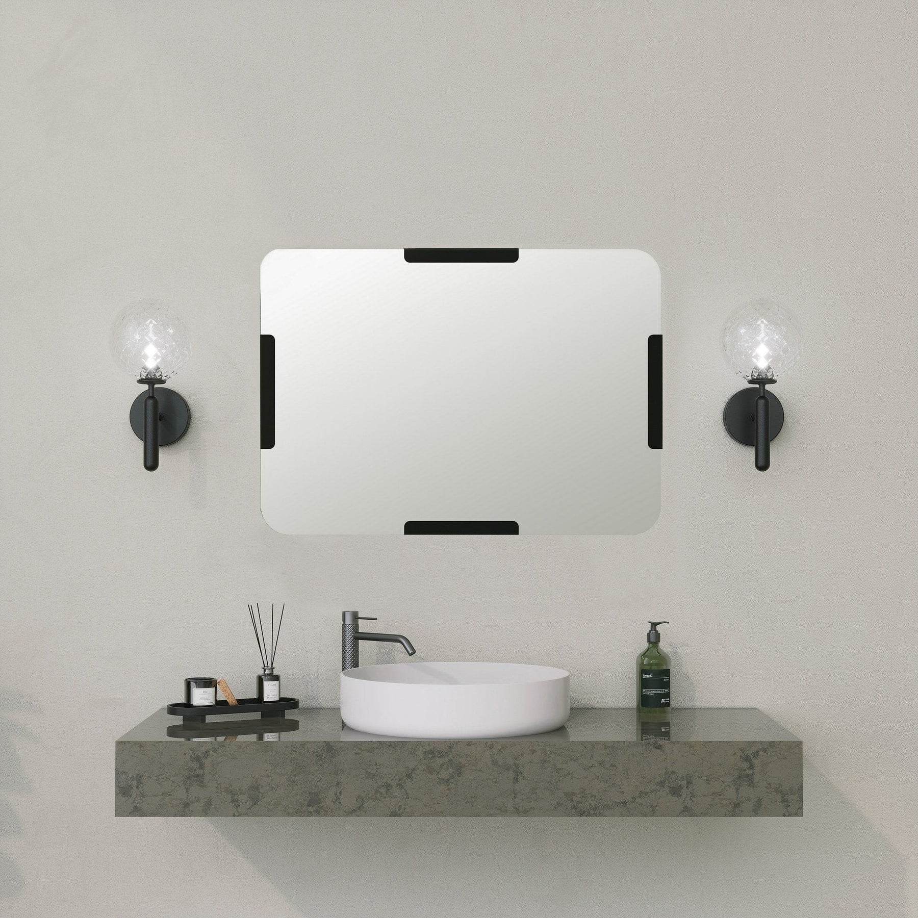 Oglinda AMSTERDAM OCN-31455, negru