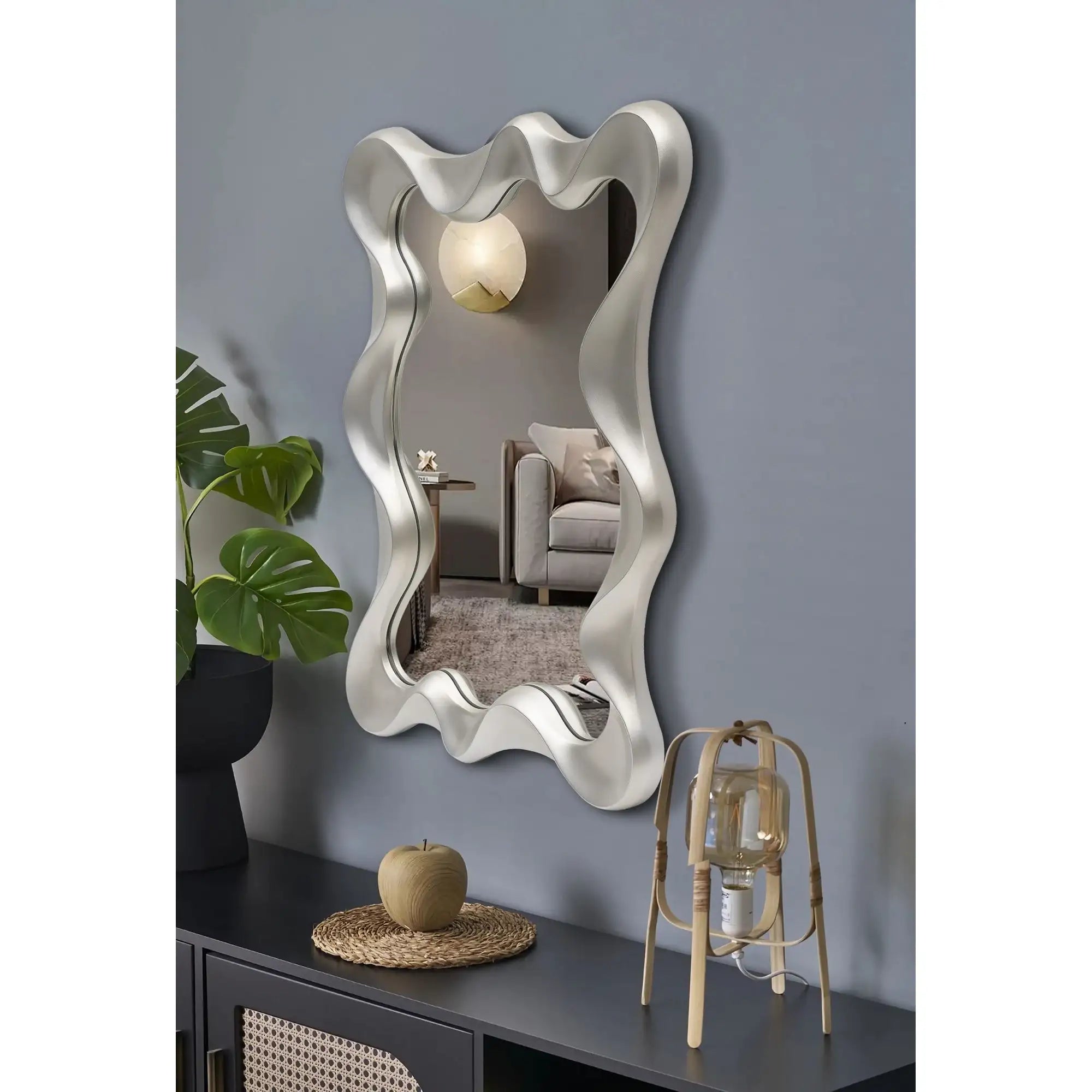 Oglinda HOUSTON OCN-36967, argintiu