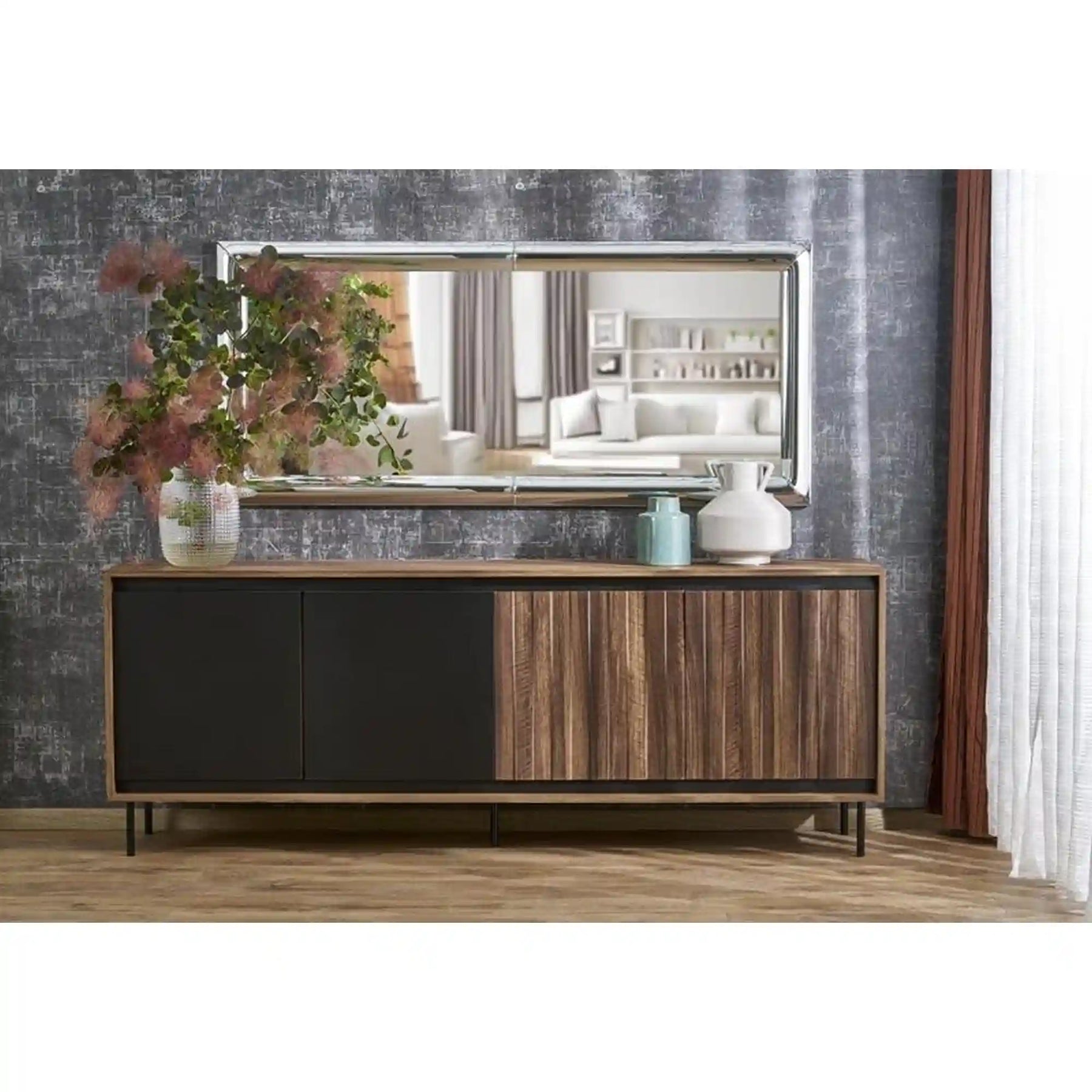 Oglinda HOUSTON OCN-36969, argintiu