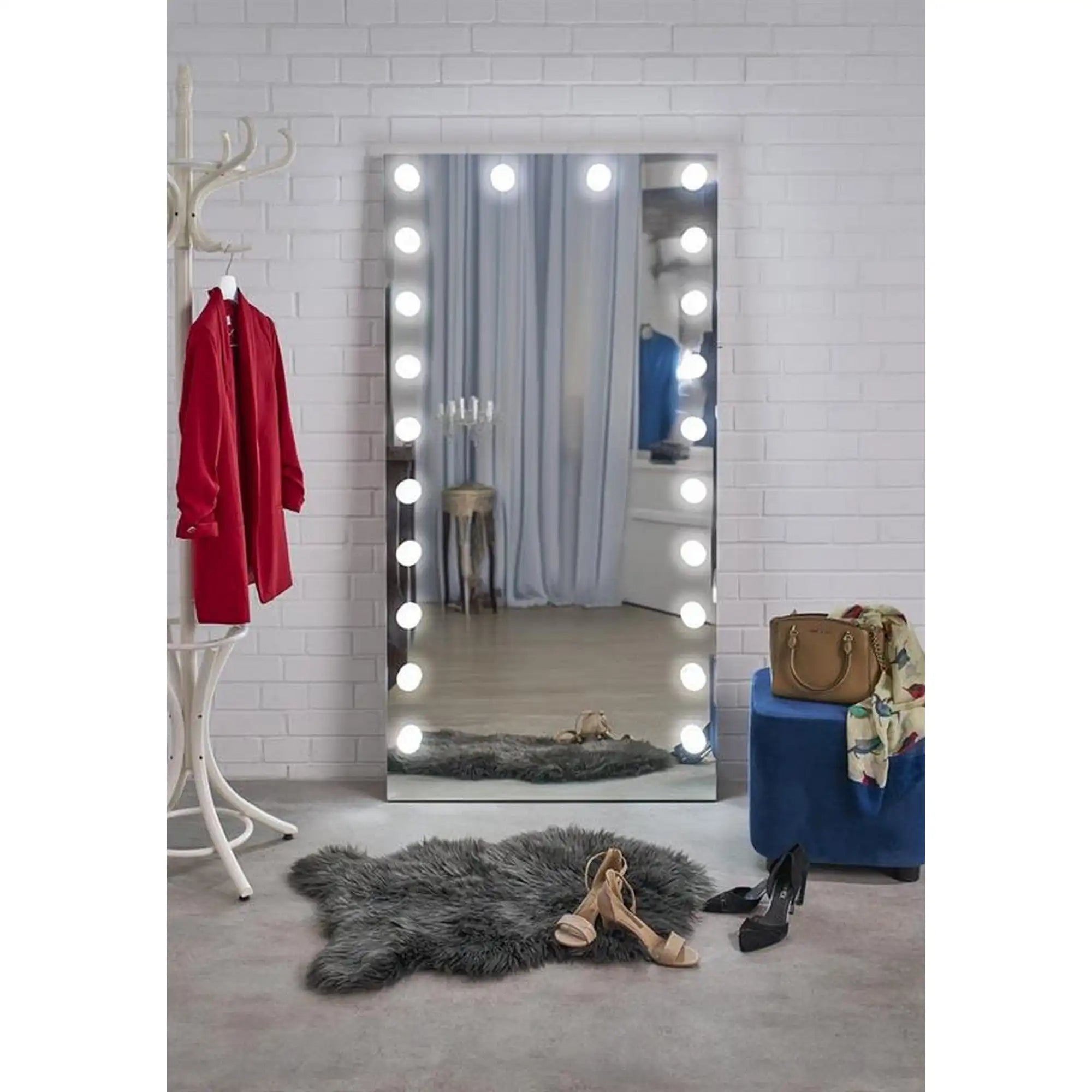 Oglinda HOUSTON OCN-36970, argintiu