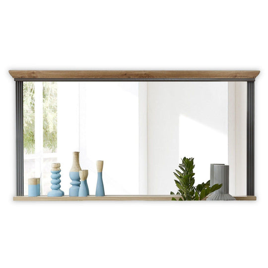 Oglinda LISABONA OCN-27667, gri grafit/stejar artisan