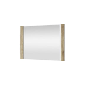 Oglinda DOORSET 90, stejar navarra, PAL laminat, 90x65 cm