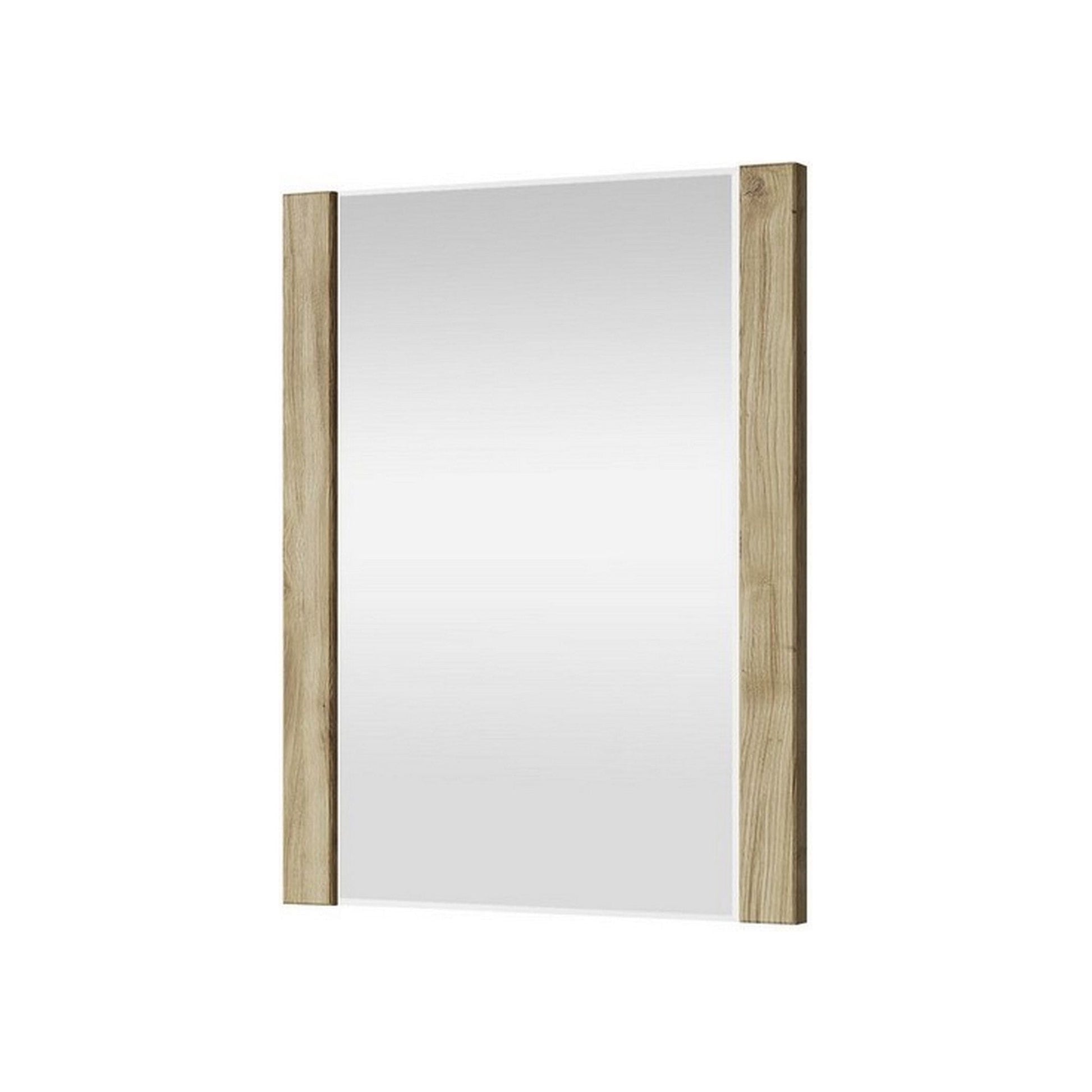 Oglinda DOORSET 60, stejar navarra, PAL laminat, 58x3x75 cm