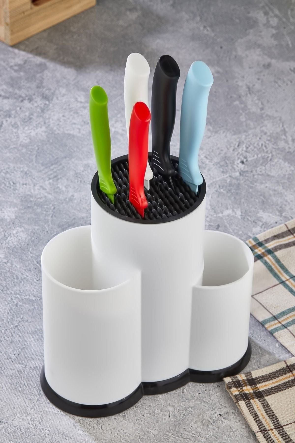 Organizator AMSTERDAM OCN-31391, alb/negru