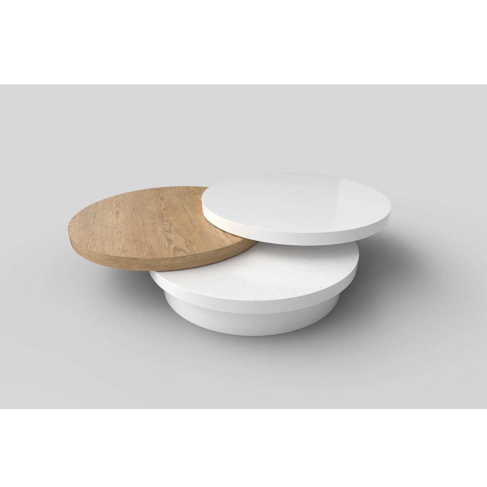 Masuta HOUSTON OCN-37149, alb/stejar