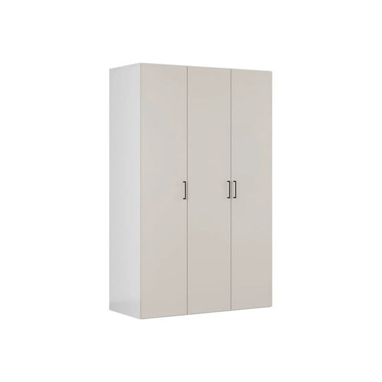 Dulap FLEX, casmir/alb, PAL, cu 3 usi, 150x66x240 cm