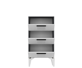 Pantofar AMSTERDAM OCN-31322, alb/gri antracit