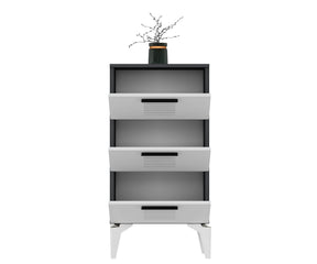 Pantofar AMSTERDAM OCN-31322, alb/gri antracit