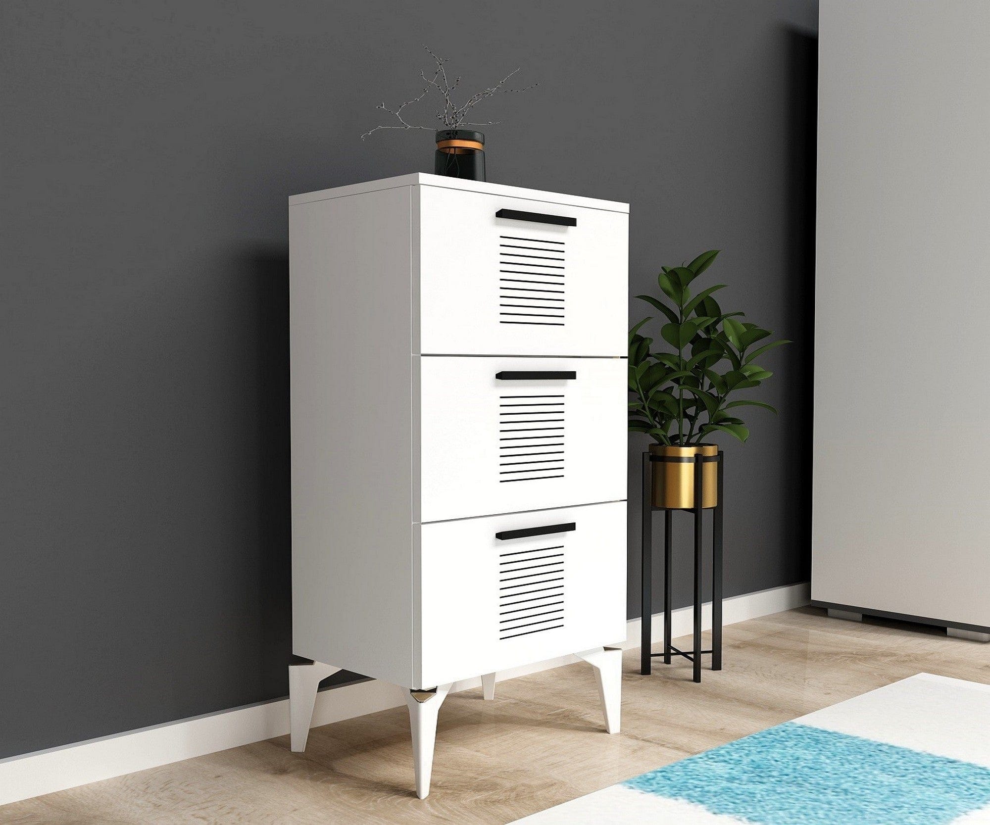 Pantofar AMSTERDAM OCN-31323, alb