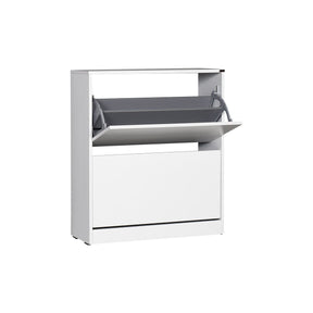 Pantofar alb cu design modern, ideal pentru holuri – primabucata