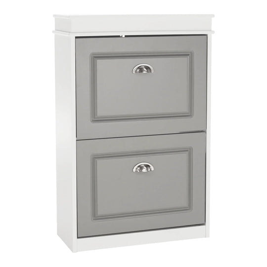 Pantofar ATHENA OCN-27948, gri/alb