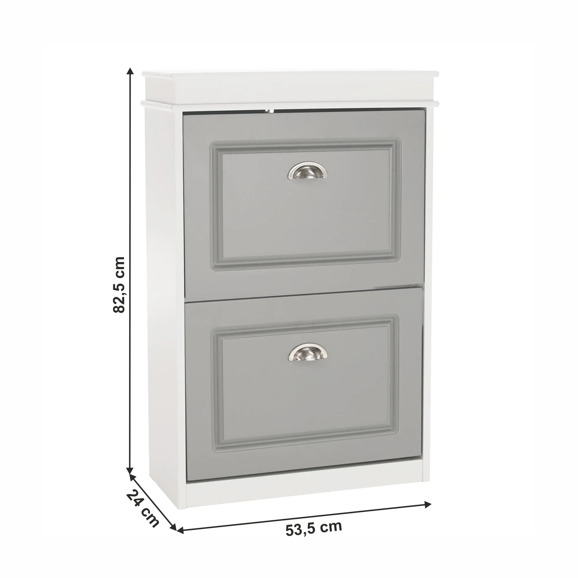 Pantofar ATHENA OCN-27948, gri/alb