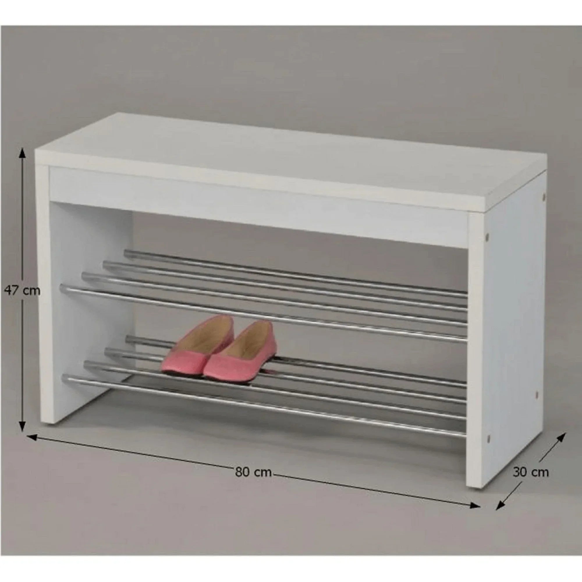 Pantofar ATHENA OCN-27994, alb/crom