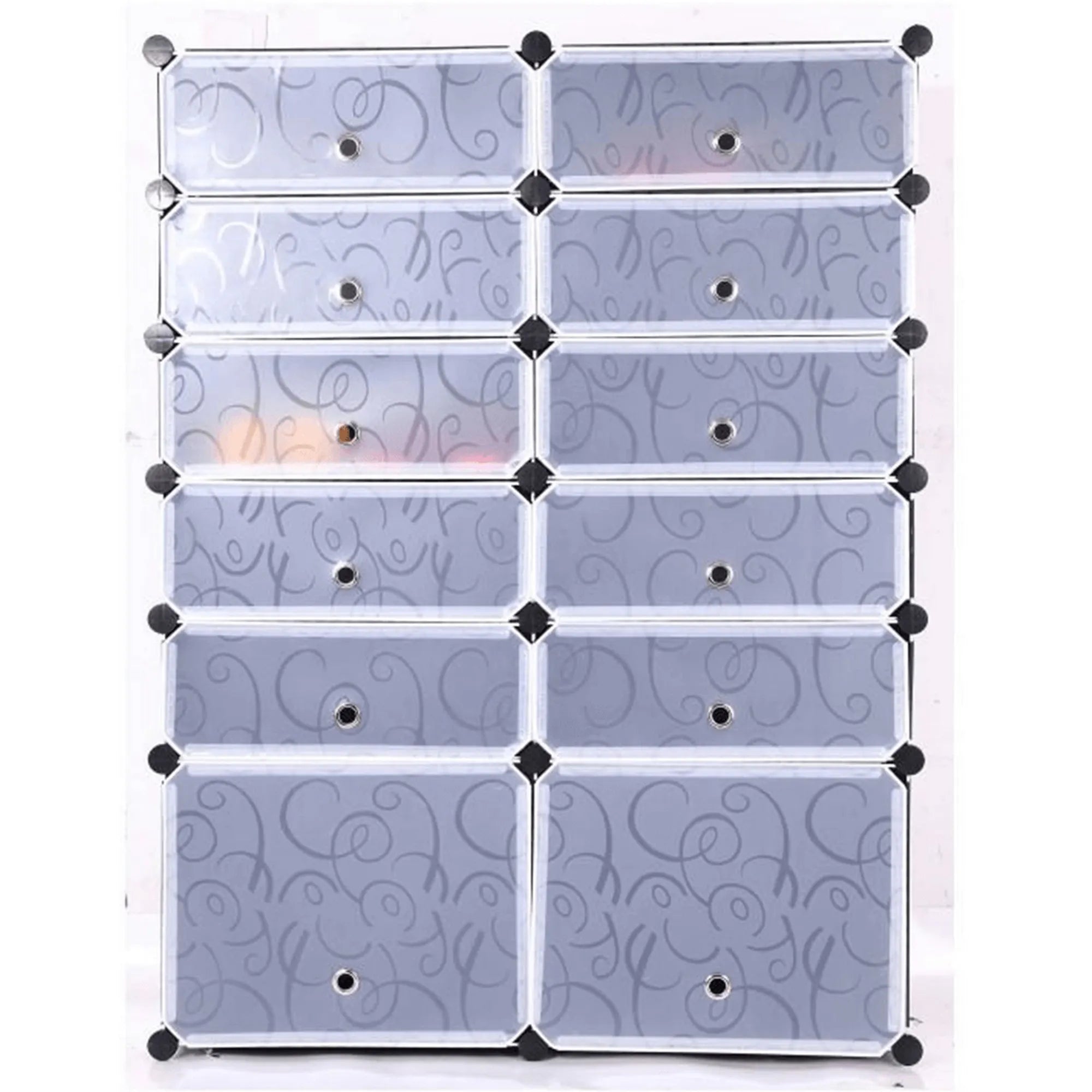 Pantofar ATHENA OCN-27995, alb/negru