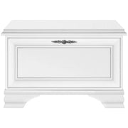 Pantofar IDENTO, alb, PAL, 80x35x50 cm