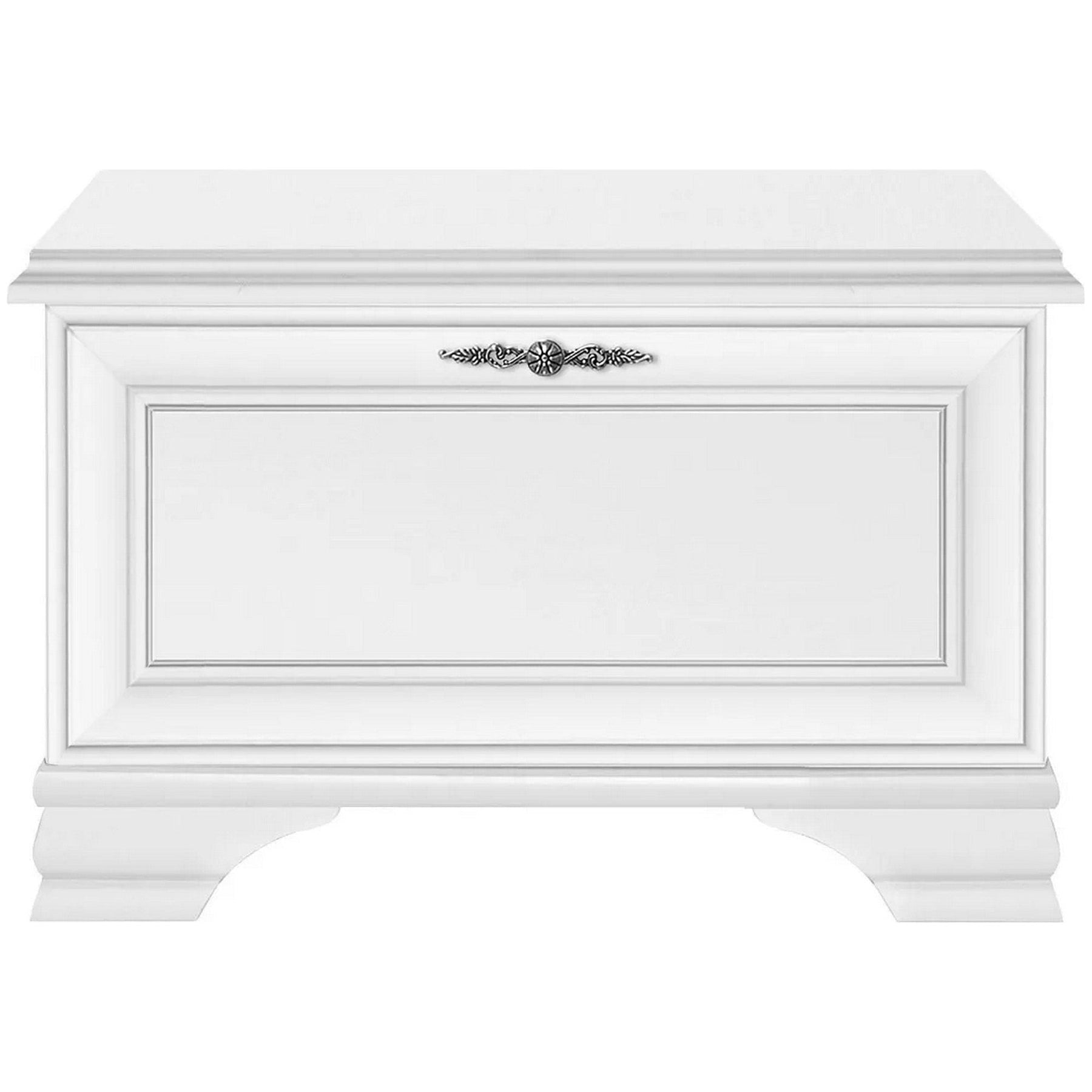 Pantofar IDENTO, alb, PAL, 80x35x50 cm