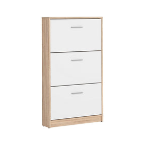 Pantofar BERGEN OCN-28844, alb/stejar sonoma