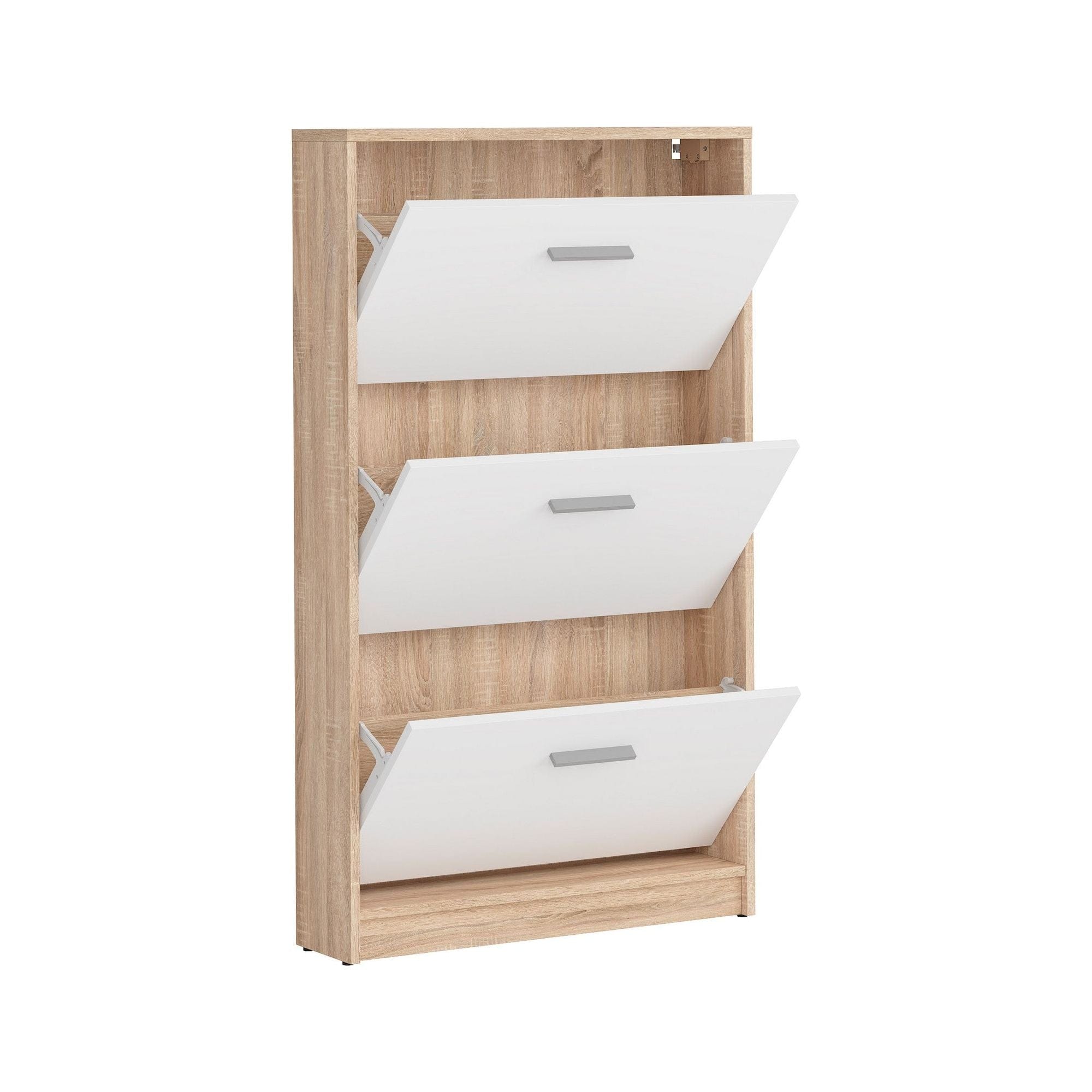 Pantofar BERGEN OCN-28844, alb/stejar sonoma