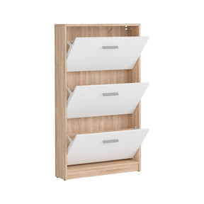 Pantofar BERGEN OCN-28844, alb/stejar sonoma