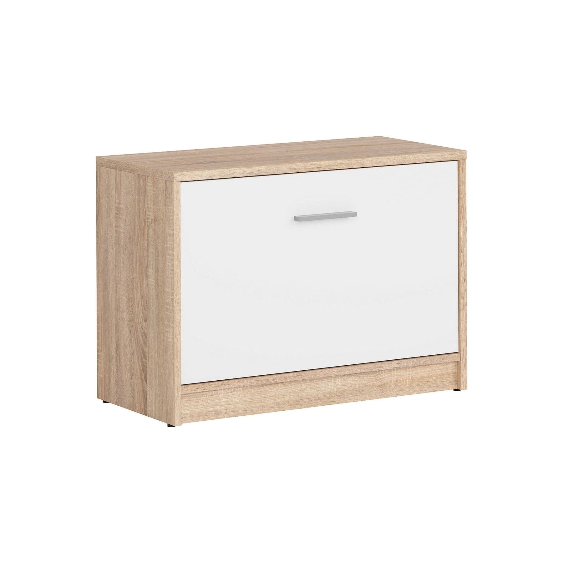 Pantofar BERGEN OCN-28867, alb/stejar sonoma