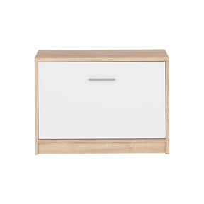 Pantofar BERGEN OCN-28867, alb/stejar sonoma