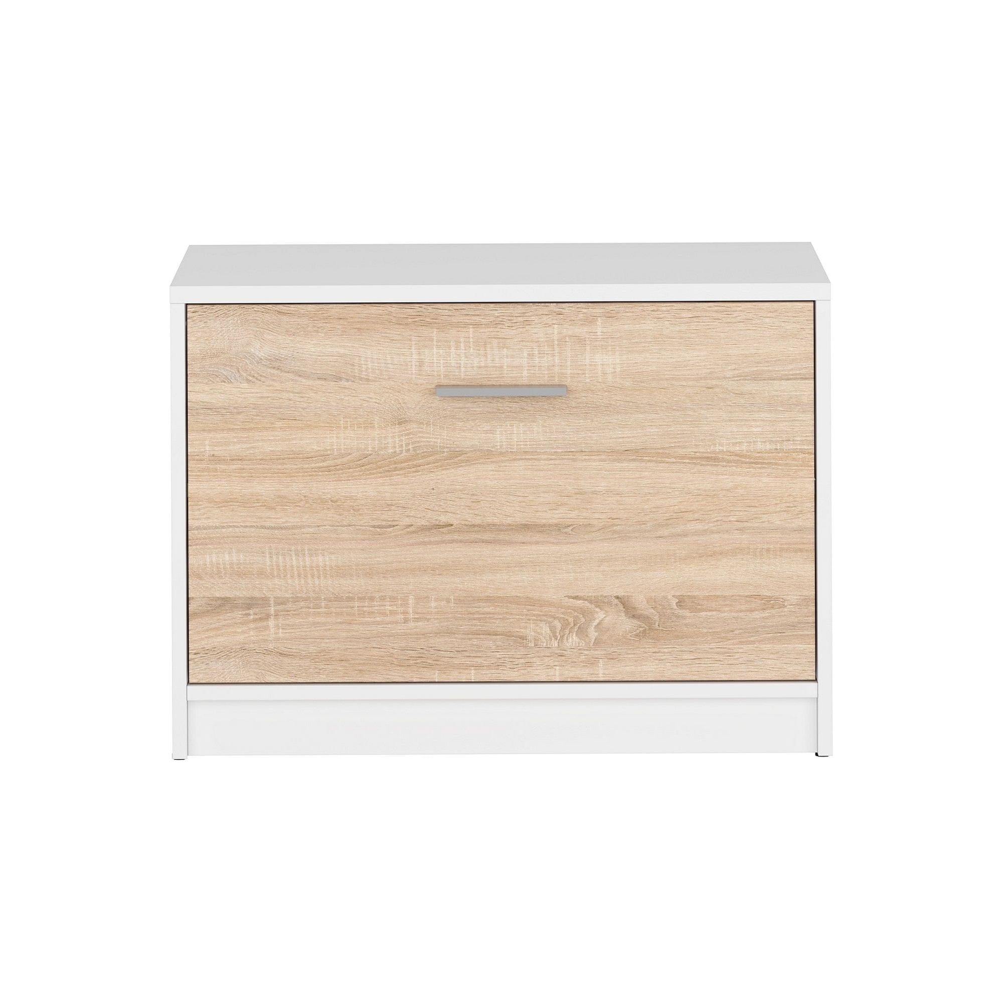 Pantofar BERGEN OCN-28868, stejar sonoma/alb