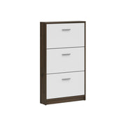 Pantofar BERGEN OCN-28875, stejar inchis/alb