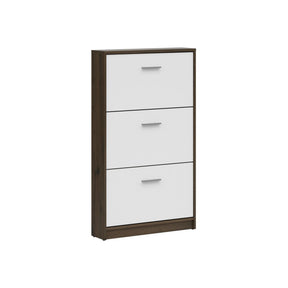 Pantofar BERGEN OCN-28875, stejar inchis/alb