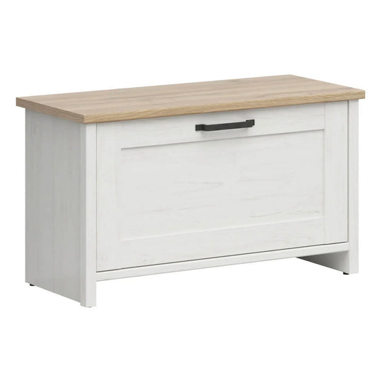 Pantofar BERGEN OCN-28884, alb/stejar