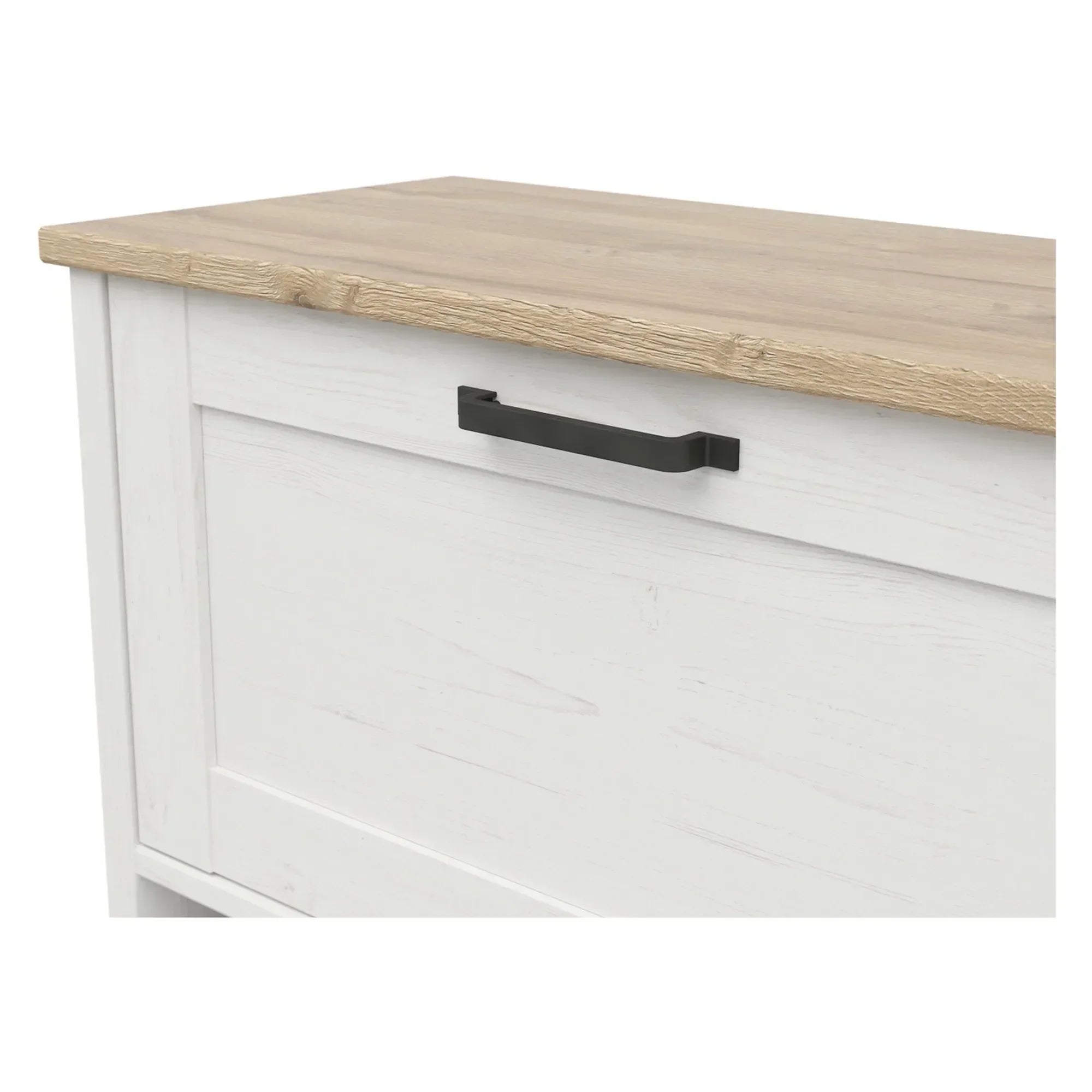 Pantofar BERGEN OCN-28884, alb/stejar