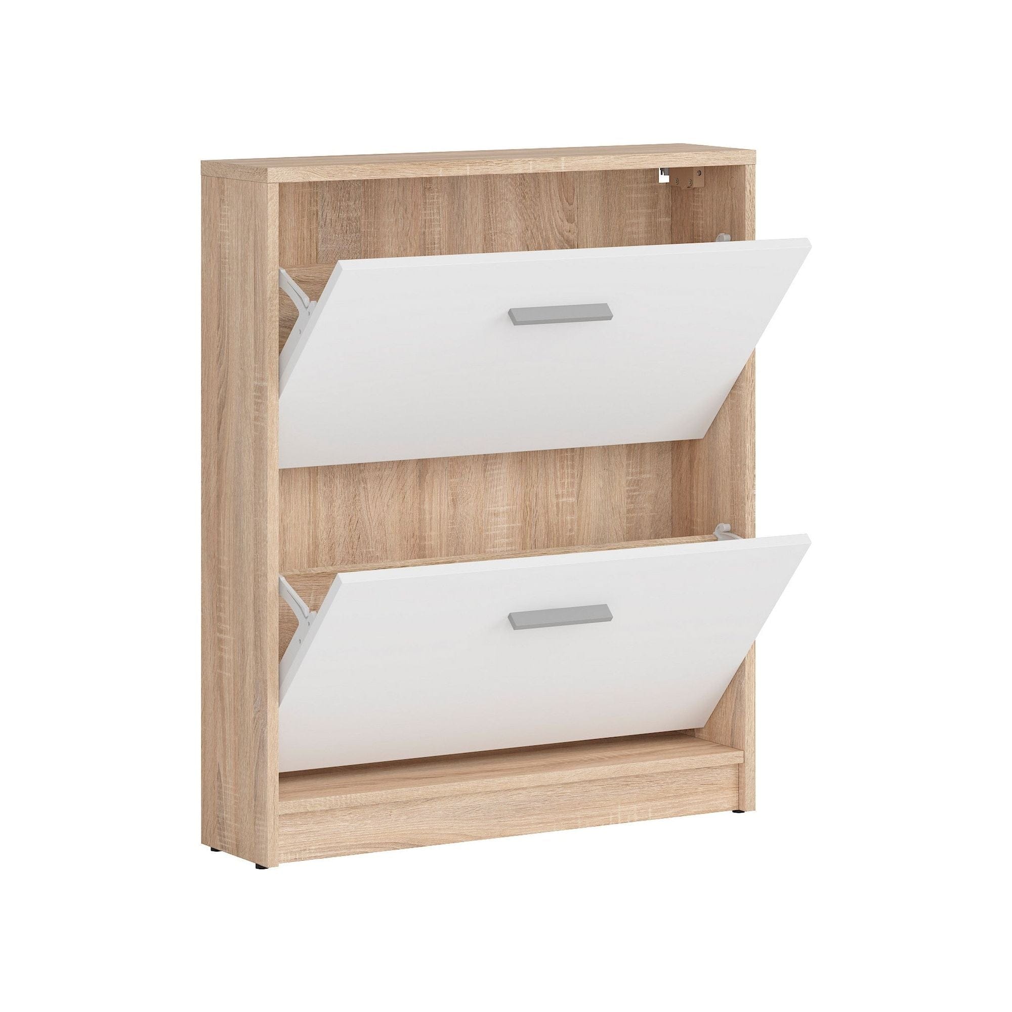 Pantofar BERGEN OCN-28886, alb/stejar sonoma