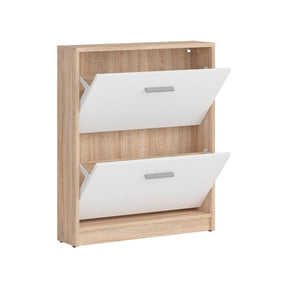 Pantofar BERGEN OCN-28886, alb/stejar sonoma