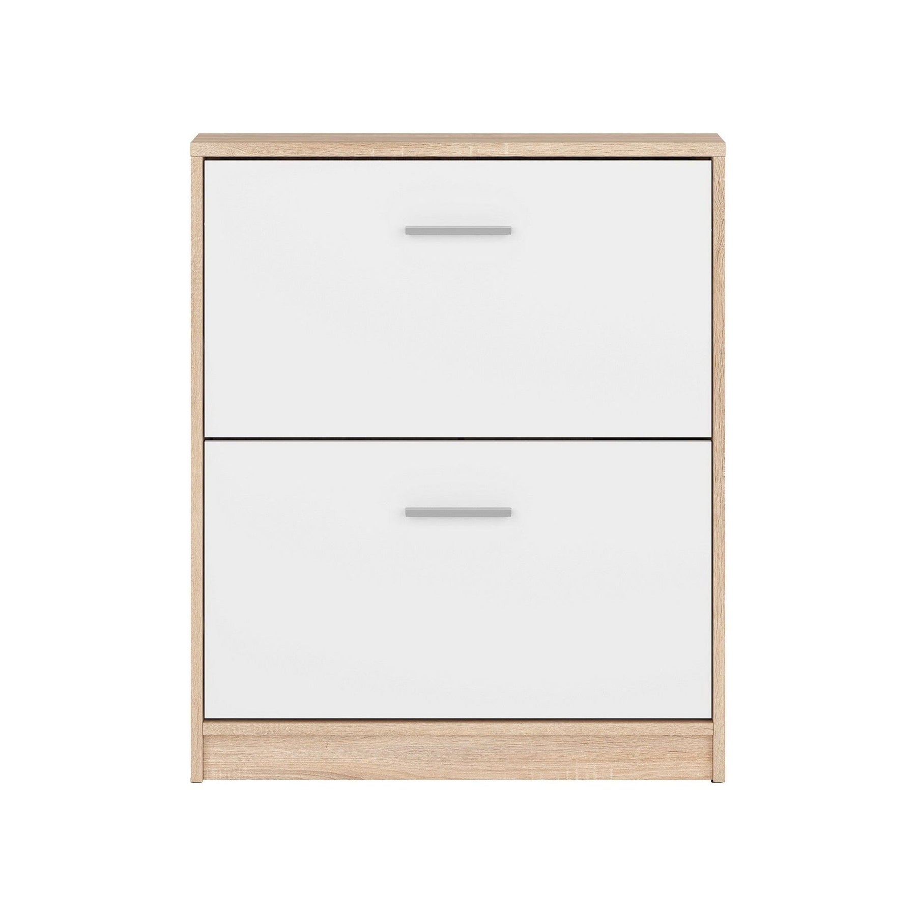 Pantofar BERGEN OCN-28886, alb/stejar sonoma