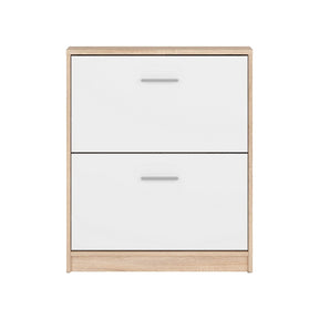 Pantofar BERGEN OCN-28886, alb/stejar sonoma