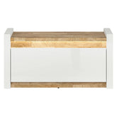 Pantofar BERGEN OCN-28894, alb/stejar