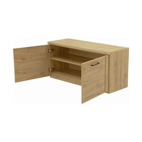 Pantofar DOORSET, PAL laminat/MDF, stejar navarra, 110×41×53 cm