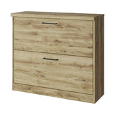 Pantofar DOORSET, stejar navarra, PAL laminat, 90x31x81 cm