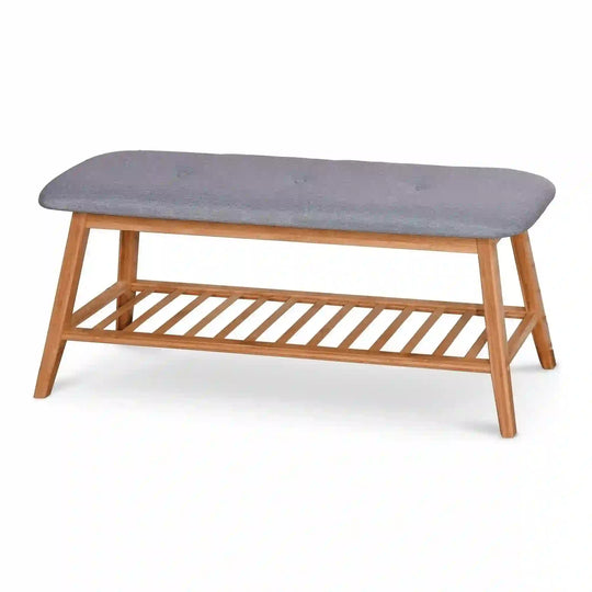 Pantofar HOUSTON OCN-36940, gri/stejar natural