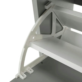 Pantofar SEBER TYP 4, PAL/MDF, gri, 104×24×48 cm