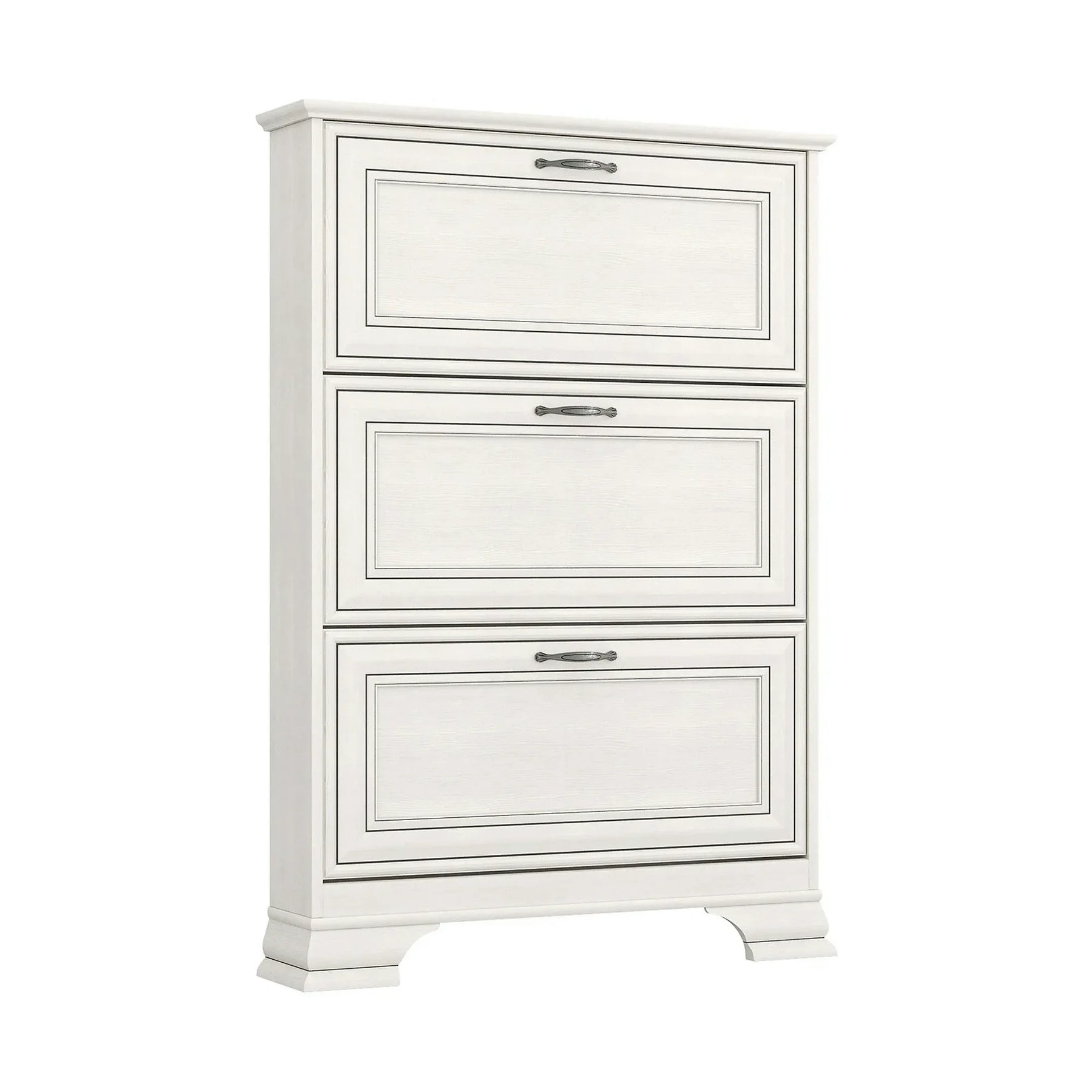 Pantofar TIFFANY II, grej, PAL laminat, 84x18x120 cm