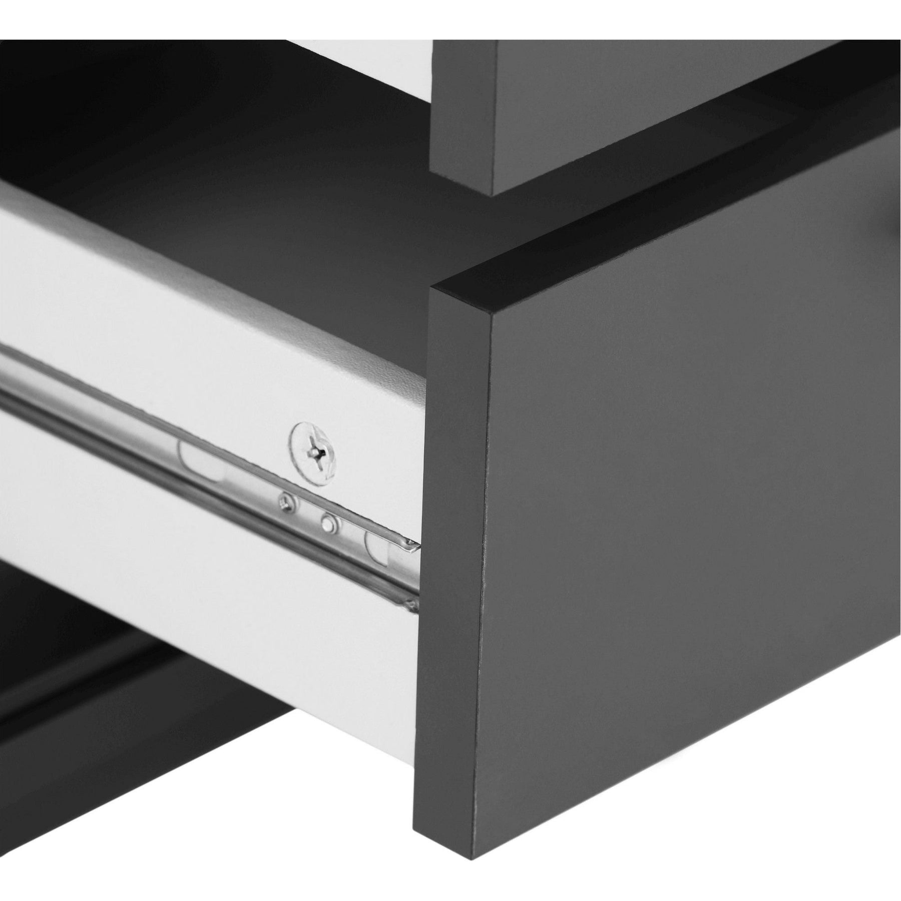 Noptiera PARIS 70302, PAL laminat lacuit, gri, 43,6x40x58,8 cm